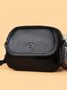 Bolsa Pequeña Transfronteriza al por Mayor Textura de Cuero Genuino Moda para Mujer Versátil Bolso de Hombro Cruzado Gran Capacidad para Viajar Bolso Pequeño Multicapa