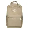Mochila Ins Estilo Japonês para Alunas do Ensino Fundamental, Nova Mochila Casual Simples de Cor Sólida de Grande Capacidade, Bolsa Escolar para Estudante, Bolsa de Mão 1