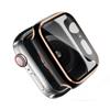 Adecuado para funda protectora de Iwatch6, funda de PC electrochapada todo incluido + funda integrada con película templada, funda para Apple Watch