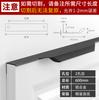 Manijas de Puerta de Gabinete Invisibles Forradas Borde Dorado de Lujo Ligero Modernas Simples para Gabinete Armario Manijas Negras Personalizables
