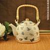 Atacado Conjunto de Chá de Cerâmica Bule de Chá Grande Capacidade Chaleira de Água Fria Grande Chaleira de Água Fria de Porcelana Azul e Branca Bule de Chá de Hotel Doméstico