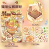 Pegatinas de Anatomía de Alimentos Estilo Vintage Pegatina Decorativa para Planificador de Postres Estilo Ins Japonés Tutorial