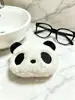 Acessórios de Boneca de Pelúcia Desenho Animado Panda Branco Pequeno Criativo Cachecol Fofo Chapéu de Menina Grampo de Cabelo Acessórios de Cabelo Acessórios
