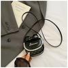 Bolso Cuadrado Pequeño de un Solo Hombro, Nicho, Dulce, Bolso Silla de Encaje con Lazo Estilo Coreano, Bolso Cruzado Simple para el Día a Día