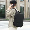 Bolsa de Viagem Transfronteiriça de Grande Capacidade para Curta Distância Masculina Mochila para Computador Multiuso com Interface USB Mochila de Estudante Profissional