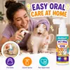 KineShineX Spray Refrescante de Aliento para Mascotas Perro y Gato Spray de Cuidado para la Limpieza Dental Portátil para el Cuidado Dental Diario