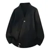 Comercio Exterior Japón Corea Cárdigan de Punto de Costilla Inclinada Suéter para Hombre Ropa de Abrigo Otoño Invierno Engrosado Estilo Old Money Chaqueta de Punto Dao Pao Hombre