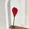 Planta de flor de simulación roja flor escena de boda al aire libre diseño decoración de interiores auditorio fábrica de flores artificiales venta al por mayor