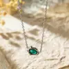 Pulsera y Collar de Zirconia Irregular, Chapado en Oro, No se Desvanece, Joyería de Nicho para Mujeres que Van al Trabajo, Fuente de Suministro para Transmisiones en Vivo, Venta al Por Mayor de Fábrica