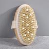 Cepillo de Masaje de Madera Claveteada de Mano, Cepillo de Baño para Eliminar Barro Corporal Doméstico, Cepillo de Baño de Bambú para Baño