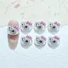 Nueva Linda Bolsa 3D de Kt Accesorios de Dibujos Animados de Resina con Lazo Accesorios para Funda de Teléfono Arte de Uñas Accesorios para Pendientes
