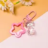 Llavero de oso estrella de cinco puntas ins, colgante de oreja colorido de estrella acrílica, decoración de bolso, accesorios de cuentas al por mayor