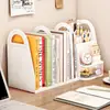 Estantería de Escritorio Sencilla para Colocar Libros, Libros Ilustrados, Papelería, Portalápices, Caja de Almacenamiento, Organizador de Documentos de Oficina