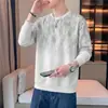 Sudadera Talla Grande M-8XL Diseño de Línea 3D Sudadera con Estampado Nuevo 2026 Hombre Otoño Talla Grande Holgada