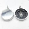 Llavero Anillo Diámetro G44 Brújula Portátil Metal Regalo Aleación de Aluminio Bolsillo Manualidades