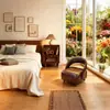 Taburete Pequeño de Madera Maciza con Ruedas Universales para Uso Doméstico, Taburete Bajo para Sala de Estar, Taburete para Sofá, Taburete Moderno Minimalista de Moda, Taburete para Mesa de Café