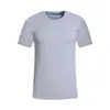 Nova Camiseta de Manga Curta Primavera 2025 Casual Cor Lisa Moda Roupa de Trabalho Adequada para Jovens e Meia-Idade Dia de Verão