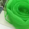 Lenço Pequeno de Seda Perolado em Chiffon de Cor Sólida, Lenço Quadrado Pequeno Versátil para Dança de Performance, Lenço de Gaze em Cor Doce, Lenço de Cabeça, Atacado Personalizado