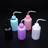Regadera carnosa de 500 ml, regadera exprimible, regadera de color con boca curva, regadera para tatuajes, botella para lavar