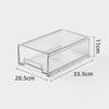 Caja de Almacenamiento Simple Tipo Cajón Apilable de Escritorio para Cosméticos y Artículos Varios Papelería de Oficina Caja Organizadora Multicapa Empujar