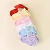 Meias respiráveis de algodão penteado para meninas Dance Lace Lace Socks estilo japonês Dopamina Middle Tube Princess Baby Cotton Socks