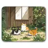 Alfombrilla de Ratón de Gato Linda Impermeable Borde Engrosado Bloqueado Regalo Esterilla de Escritorio Alfombrilla de Ratón Personalizada para Cafés Internet