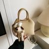 Bolsa de Mão Balde Fresca e Simples Estilo Coreano para Mulheres, Bolsa de Ombro Fofa, Bolsa Transversal de Nicho de Luxo Primavera 2026