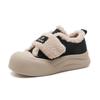 Novos sapatos de pão de sola grossa para mulheres no inverno, velcro grosso e quente, lã de cordeiro fofa, celebridade da Internet, moda casual, sapatos femininos