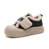 Novos Mocassins de Solado Grosso para Mulheres, Inverno Aconchegante Velcro Fofo Lã de Cordeiro Tendência Casual Moda Calçados Femininos