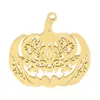 Acero Inoxidable 304 Colgante de Calabaza de Halloween Transfronterizo Accesorios Diseño DIY Collar Pulsera Joyería Colgante Hueco