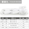 Pratos e tigelas pequenas de melamina para restaurante de fast-food, cantina escolar e uso comercial, com opção de tigela de arroz chinesa