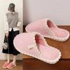 Pantuflas de Felpa para Casa Pantuflas de Algodón Zapatos de Casa para Interior Pantuflas para Mujer para Casa en Stock Venta al por Mayor Pantuflas de Algodón Zapatos Iguales para Hombre y Mujer