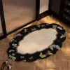 Alfombrilla Suave de Barro de Diatomeas Absorbente de Agua para Baño Retro, Alfombrilla Antideslizante para Pies de Baño, Felpudo de Secado Rápido para Entrada de Inodoro, Alfombrilla para el Hogar