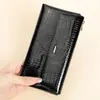 Carteira Versátil de Couro Genuíno Moda Slot para Cartão Multifuncional Clutch Porta-Moedas Mais Vendido Coleção Slot para Cartão Atacado