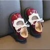 Zapatos de bebé para niña de un año, de primavera y otoño, de princesa, de cuero, transpirables, antideslizantes, con suela suave.