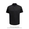 Nueva Camiseta de Manga Corta de Verano 2026 para Hombre Casual Moderna Patchwork Tendencia Americana Camiseta con Cuello Alto