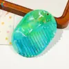 Qiyue Peine Espejo con Patrón de Mármol para Ps Transfronterizo Peine Espejo Multifuncional Peine para el Cabello Versátil Antiestático Accesorios para el Cabello Venta al por Mayor