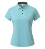 E-commerce Transfronteiriço Camisa Polo Personalizada Secagem Rápida Absorção de Suor Respirável Manga Curta Esportes ao Ar Livre Tênis Pickleball Manga Curta