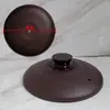 Colección de Tapas Negra y Marrón, Tapa Universal para Olla de Cerámica Negra de Arena Morada, Accesorios de Tapa para Cazuela Olla Eléctrica de Cocción Lenta Resistente a Altas Temperaturas