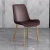 Silla de Comedor Moderna Hogar Accesible Lujo Normcore Silla Mesa de Comedor Escandinava Silla Taburete de Restaurante Respaldo Simple Silla de Maquillaje Red Social