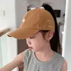 Gorra de Béisbol para Padres e Hijos, Gorra Infantil, Sencilla de Color Sólido, Visera Suave, Ala Ancha, Protección Solar, Versátil Gorra de Béisbol