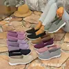 Zapatos casuales de talla grande para mujer para primavera y otoño, zapatos tradicionales de tela de Pekín, disponibles para comercio electrónico transfronterizo en TEMU