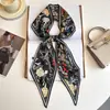 Pañuelo de Seda Pequeño Angulado Rouyun 2026 para Mujer, Elegante y Sofisticado, Pañuelo para Cuello Estilo Coreano y Japonés, Pañuelo de Cinta, Pañuelo para Cuello Estilo Coreano