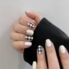 Venda Direta de Fábrica de Unhas Postiças Estampadas Curtas, Médias e Longas, Unhas Usáveis, Produtos Acabados Embalados, Atacado, Fotos e Amostras Podem Ser Personalizados