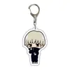 Mantra lindo llavero acrílico caricatura anime colgante diy foto publicidad cadena logo pequeño regalo