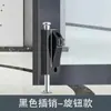 Cerradura de puerta de vidrio enmarcada Honglis, aleación de aluminio, borde de acero inoxidable, individual para puerta de madera