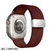 Adecuado para Apple Watch, Correa de Reloj Trenzada de Nylon Elástico con Hebilla Magnética, Venta al por Mayor de Comercio Exterior Transfronterizo