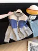 Abrigo suéter de rayas de bloques de color estilo casual, nueva moda de otoño, holgado y adelgazante, cuello redondo, cárdigan de punto de un solo botón
