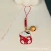 Llavero Hueco de Carpa y Grulla Estilo Chino Aleación Esmalte Colgante Vintage Accesorio para Bolso Adorno Estilo Japonés Regalo