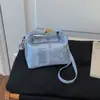 2026 Nuevo Bolso de Mano Cuadrado Pequeño para Mujer, Bolso de Hombro Cruzado, Color Sólido, Hebilla de Cierre Elegante, Simple, Moda Casual, para Viajar, Tendencia